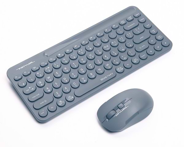 Фото - Уцінка - Клавіатура + миша бездротова A4tech FG3200 Air2 (Blue)