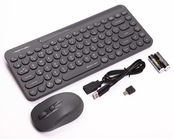 Фото - Клавиатура+мышь беспроводная A4tech FG3200 Air2 (Grey)