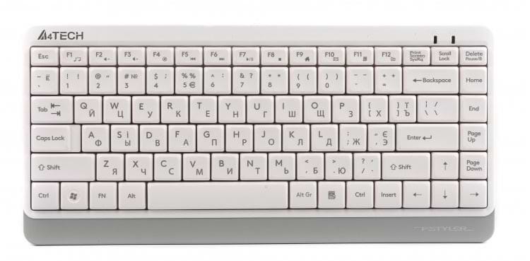Клавіатура дротова A4tech FK11 USB (White) - Фото 1