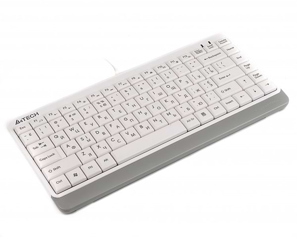 Фото - Клавіатура дротова A4tech FK11 USB (White)