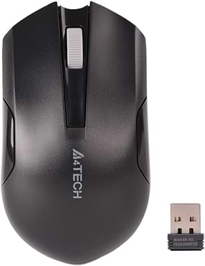 Фото - Уцінка - Миша бездротова A4tech G3-200NS (Black)
