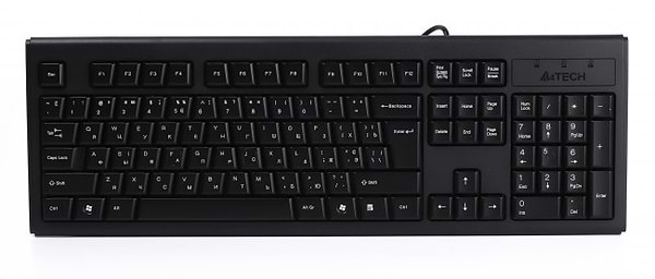 Фото - Клавіатура дротова A4tech KRS-83 USB (Black)