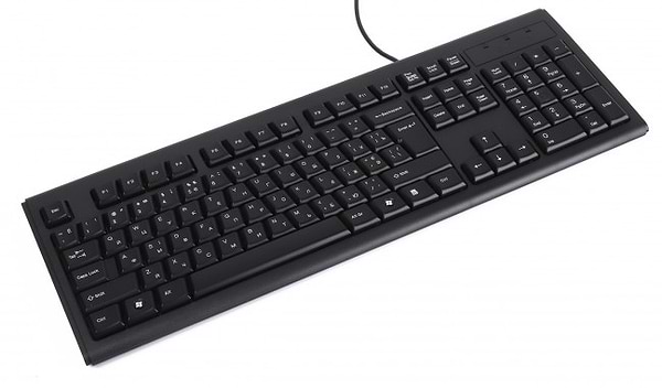 Фото - Клавіатура дротова A4tech KRS-83 USB (Black)