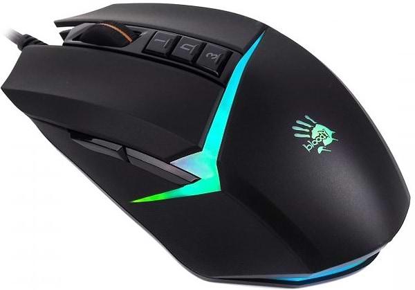 Фото - Мышь проводная игровая Bloody W60 Max (Stone Black)