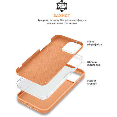Фото - Чохол для смартфону Armorstandart ICON2 MagSafe for Apple iPhone 15 Pro Max Orange Sorbet (ARM72753)
