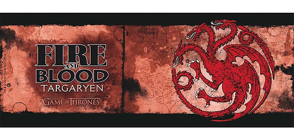 Фото - Чашка ABYstyle GAME OF THRONES Fire and blood Targaryen 460 мл (ABYMUG066)