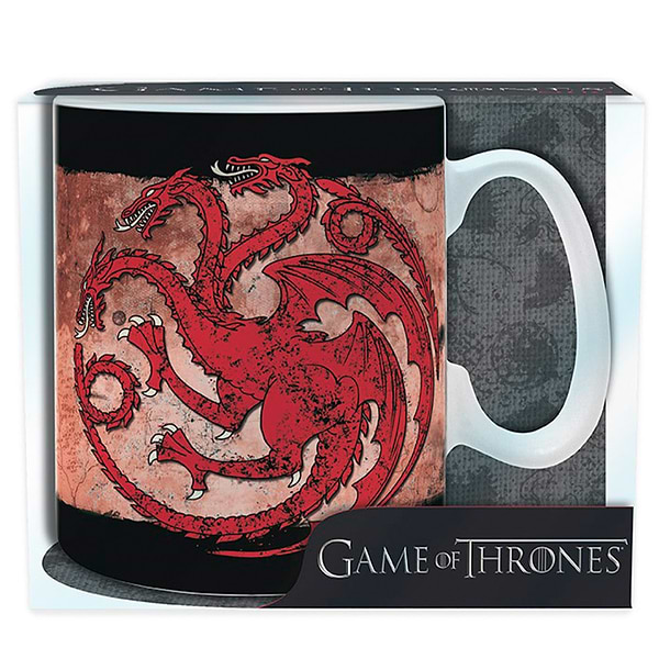 Фото - Чашка ABYstyle GAME OF THRONES Fire and blood Targaryen 460 мл (ABYMUG066)