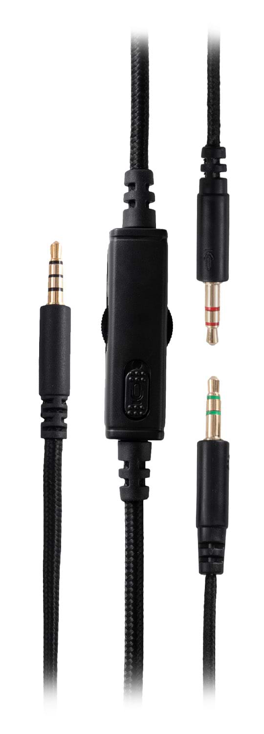 Кабель 3.5 мм - 3.5 мм Hator для Hypergang c пультом 2.5м Black (ACC-202)