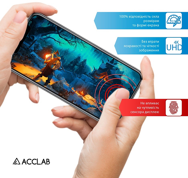 Фото - Защитное стекло для смартфона ACCLAB 9H for Xiaomi Redmi 15C 4G / Redmi 15C / Poco C85 4G Black (1283126625756)