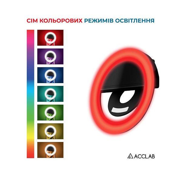 Фото - Набір для блогера ACCLAB Лампа AL-LR012 (1283126510038)
