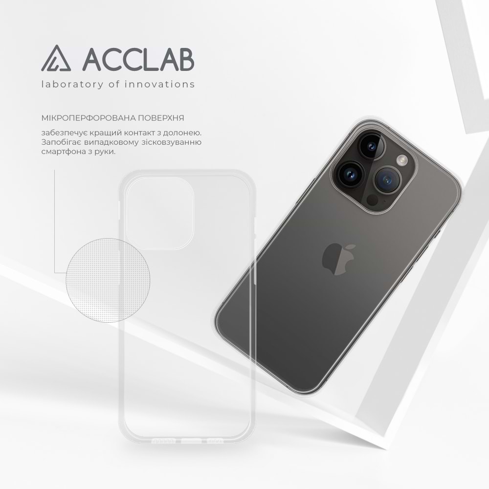 Фото - Чохол для смартфону ACCLAB Anti Dust for Apple iPhone 14 Pro Max (1283126553080)