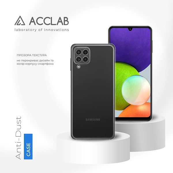 Фото - Чохол для смартфону ACCLAB Anti Dust for Samsung Galaxy A22 4G (1283126553219)