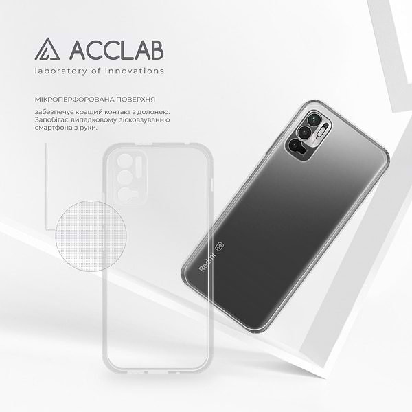 Фото - Чохол для смартфону ACCLAB Anti Dust for Xiaomi Redmi Note 10 5G (1283126553561)