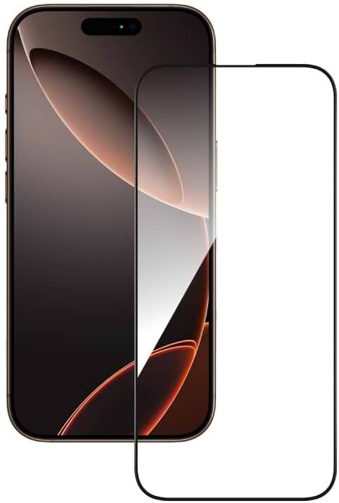 Защитное стекло для смартфона ACCLAB 9H for Apple iPhone 16 Pro / iPhone 17 Black (1283126594137)