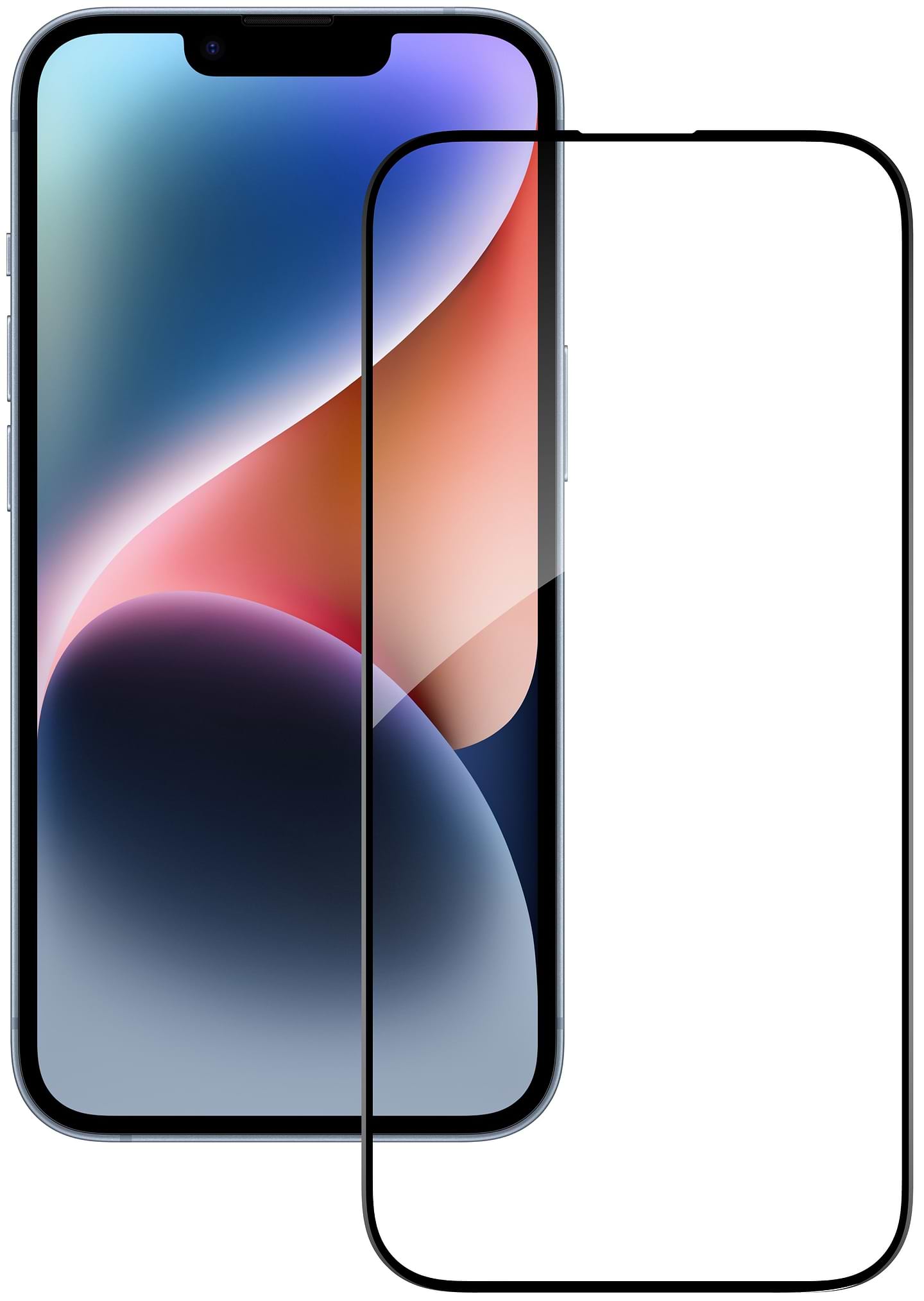 Защитное стекло для смартфона ACCLAB 9H for Apple iPhone 17e / 13 / 13 Pro / 14 / 16e Black (1283126636998)