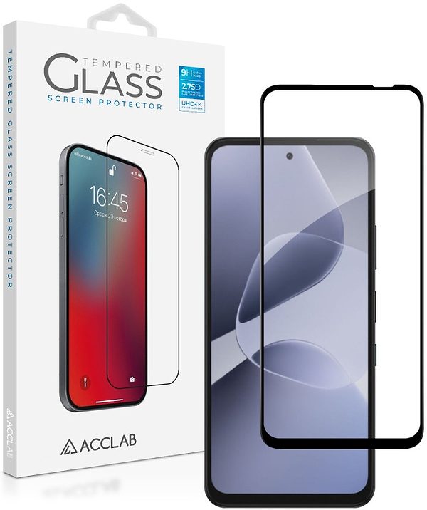 Фото - Защитное стекло для смартфона ACCLAB 9H for Infinix Hot 60i 4G Black (1283126627699)