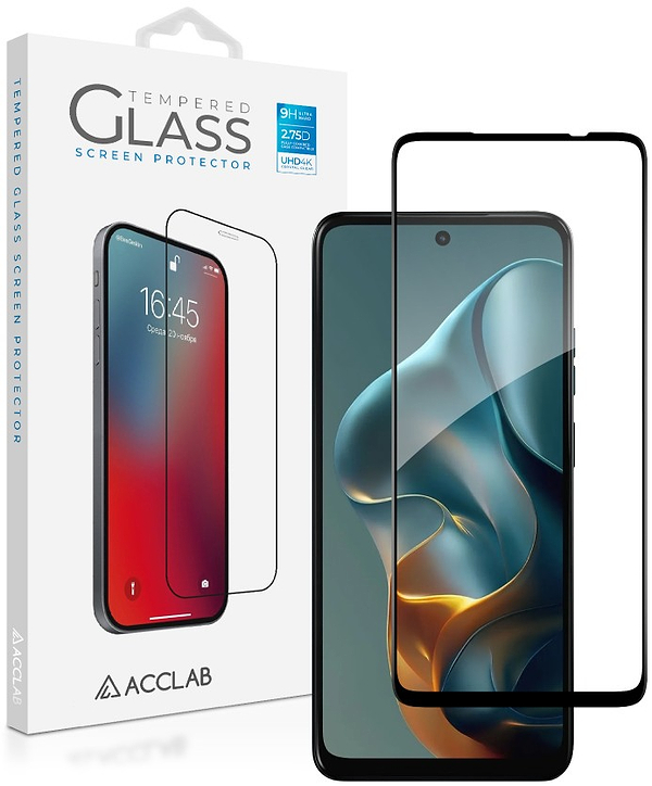 Фото - Защитное стекло для смартфона ACCLAB 9H for Moto G17 Power / G05 / G15 / G15 Power / E15 / G17 Black (1283126636516)