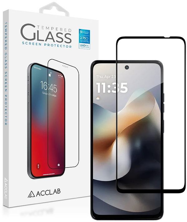 Фото - Захисне скло для смартфону ACCLAB 9H for Moto G36 / G36 Power Black (1283126636417)