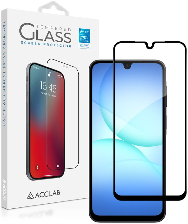 Фото - Захисне скло для смартфону ACCLAB 9H for Samsung Galaxy A17 / Galaxy A26 Black (1283126624346)