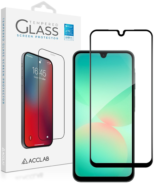 Фото - Захисне скло для смартфону ACCLAB 9H for Samsung Galaxy A27 / Galaxy A17 Black (1283126636172)