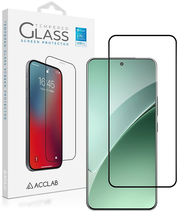 Фото - Захисне скло для смартфону ACCLAB 9H for Xiaomi 15 Pro Black (1283126625428)