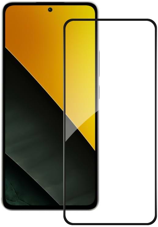 Защитное стекло для смартфона ACCLAB 9H for Xiaomi Poco M7 Pro 5G Black (1283126624261)