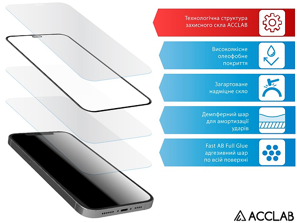 Фото - Захисне скло для смартфону ACCLAB 9H for Xiaomi Redmi 15 4G / Redmi 15 Black (1283126625688)
