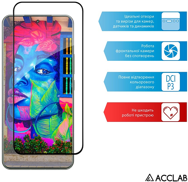 Фото - Захисне скло для смартфону ACCLAB 9H 3D for Xiaomi Redmi Note 15 Pro 4G (1283126635519)