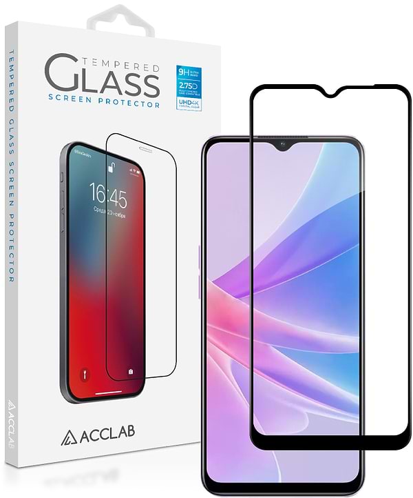 Фото - Захисне скло для смартфону ACCLAB Full Glue for Oppo A58 4G Black (1283126583452)