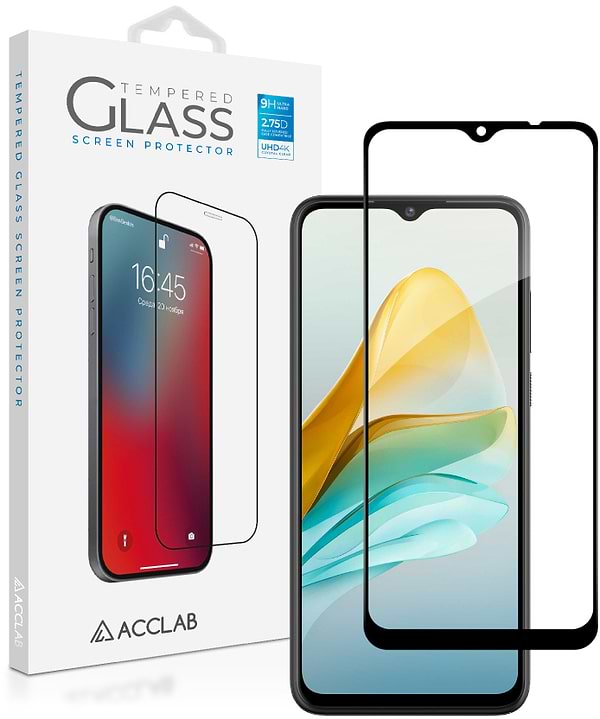 Фото - Захисне скло для смартфону ACCLAB Full Glue for ZTE Blade A53 Black (1283126583278)
