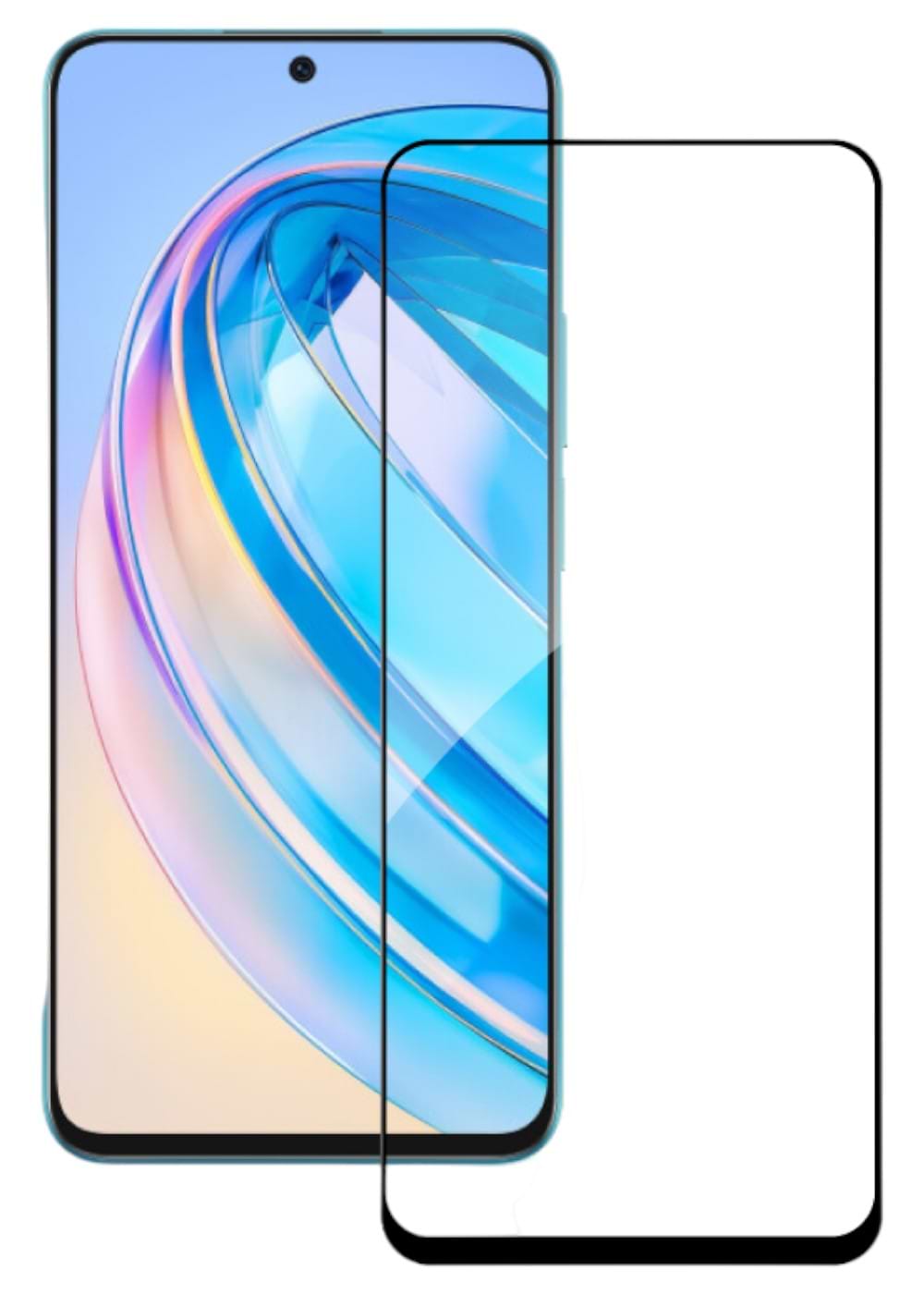 Защитное стекло для смартфона ACCLAB Full Glue for Honor X8A (1283126591204)