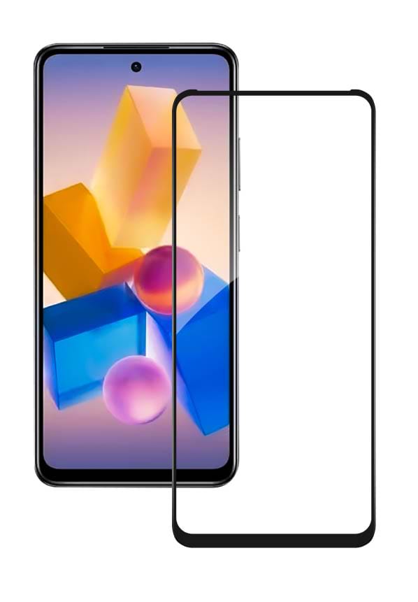 Захисне скло для смартфону ACCLAB Full Glue for Infinix Hot 40i Black Paper pack (1283126588921) - Фото 1