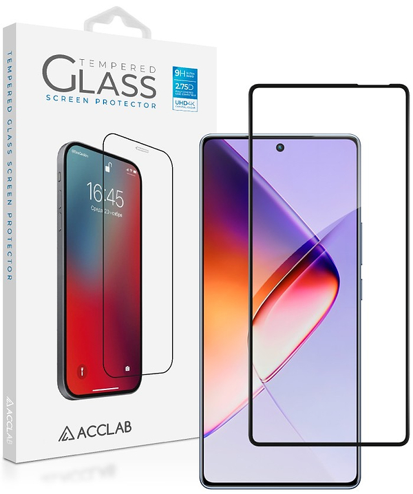 Фото - Защитное стекло для смартфона ACCLAB 9H for Infinix Note 40 4G Black (1283126594885)