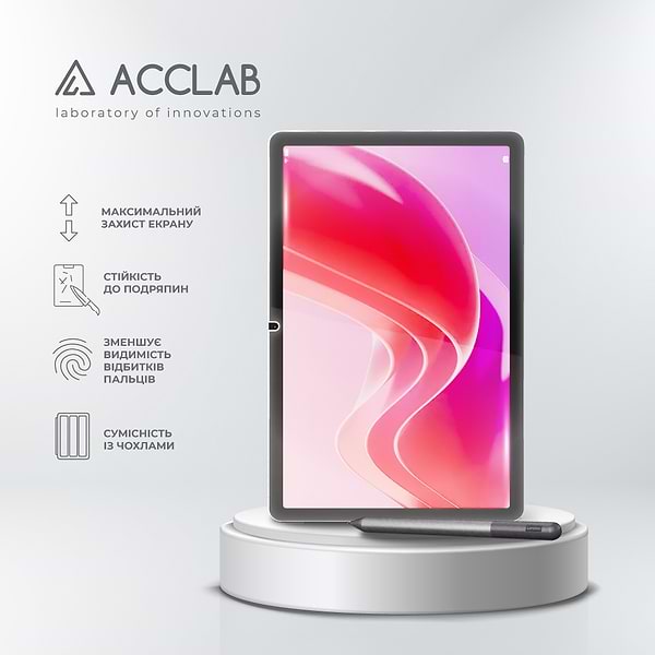 Фото - Защитное стекло для планшета ACCLAB Full Glue for Lenovo Tab M11 (2024) (1283126593734)