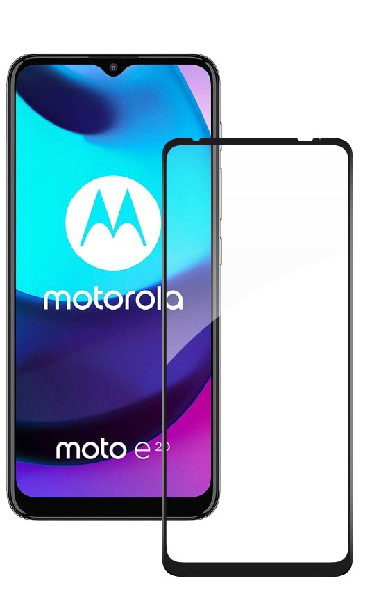 Фото - Захисне скло для смартфону ACCLAB Full Glue for MOTO E20 Black (1283126521232)