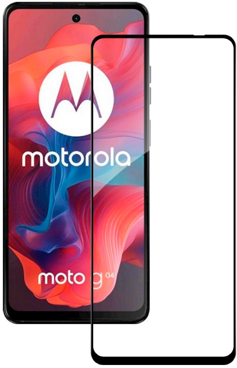 Защитное стекло для смартфона ACCLAB 9H for Moto G04 / G04s Black (1283126594250)