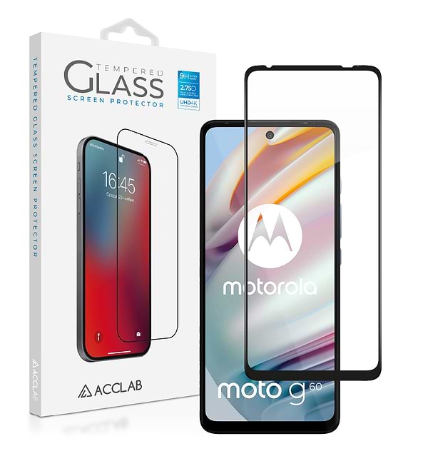 Фото - Захисне скло для смартфону ACCLAB Full Glue for MOTO G60 Black (1283126521102)