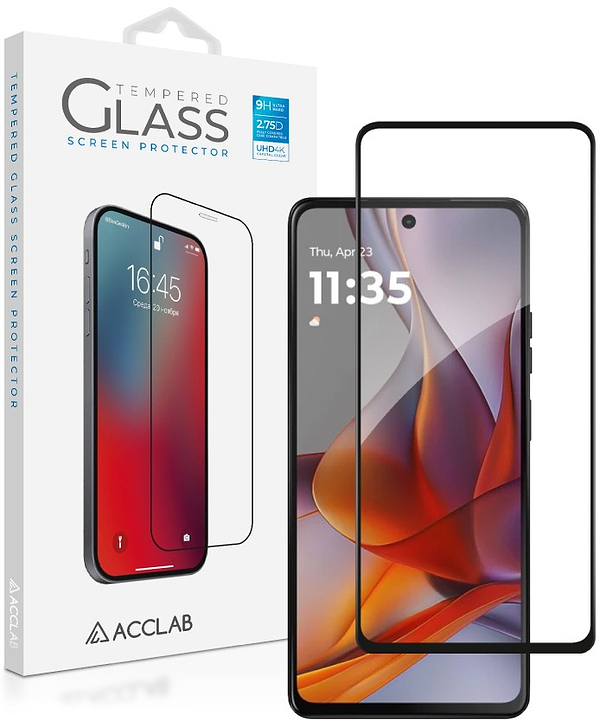 Фото - Захисне скло для смартфону ACCLAB 9H for Moto G75 Black (1283126607448)