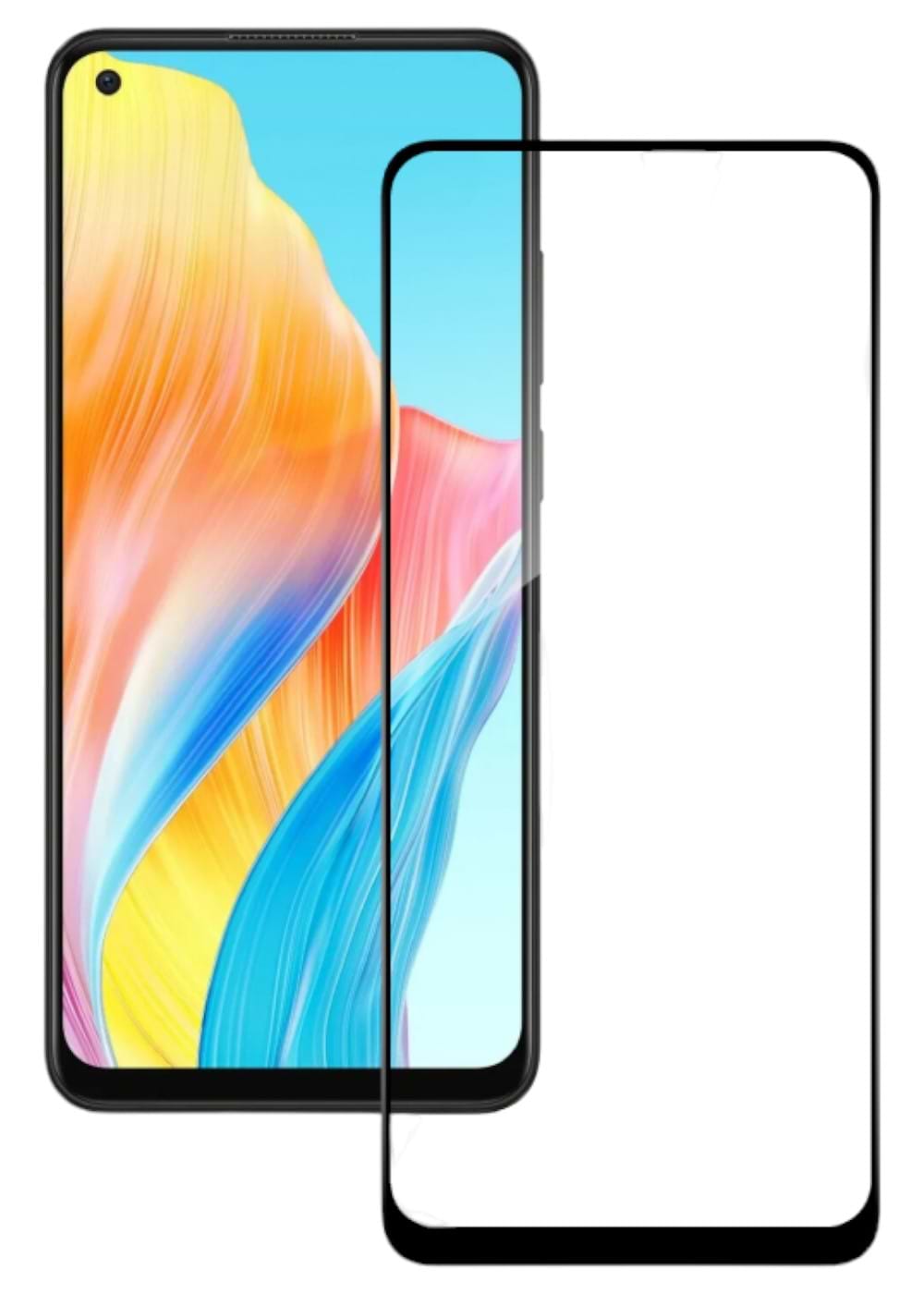 Захисне скло для смартфону ACCLAB Full Glue for Oppo A78 4G (1283126582882) - Фото 1