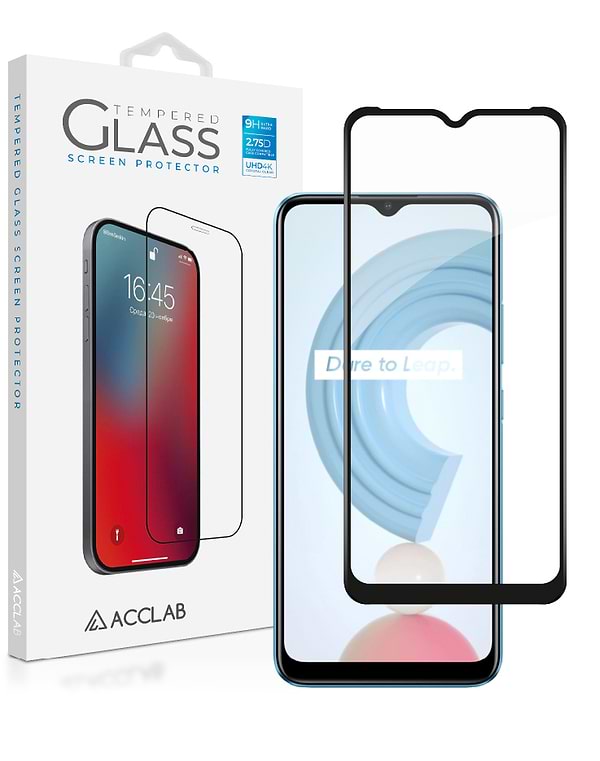 Фото - Защитное стекло для смартфона ACCLAB Full Glue for Realme C21 Black (1283126518386)