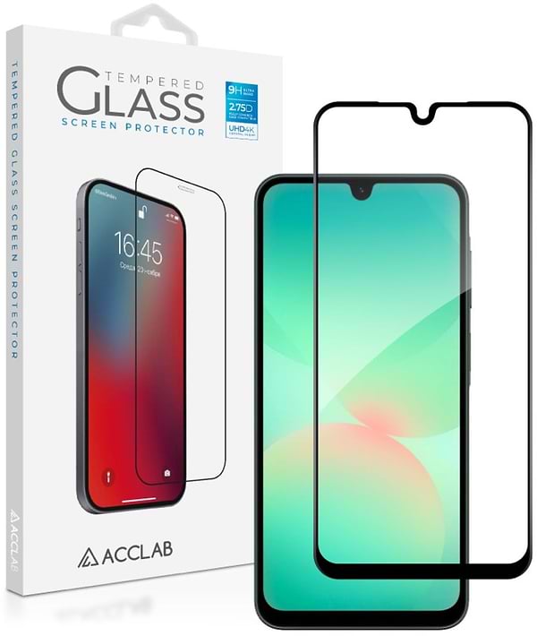 Фото - Захисне скло для смартфону ACCLAB Full Glue for Samsung A26 Black (1283126608025)