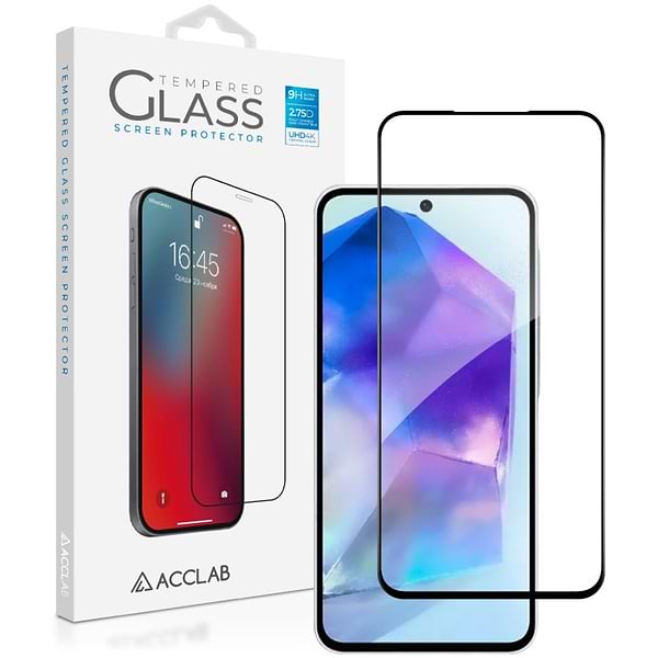 Фото - Захисне скло для смартфону ACCLAB Full Glue for Samsung A56 Black (1283126613029)