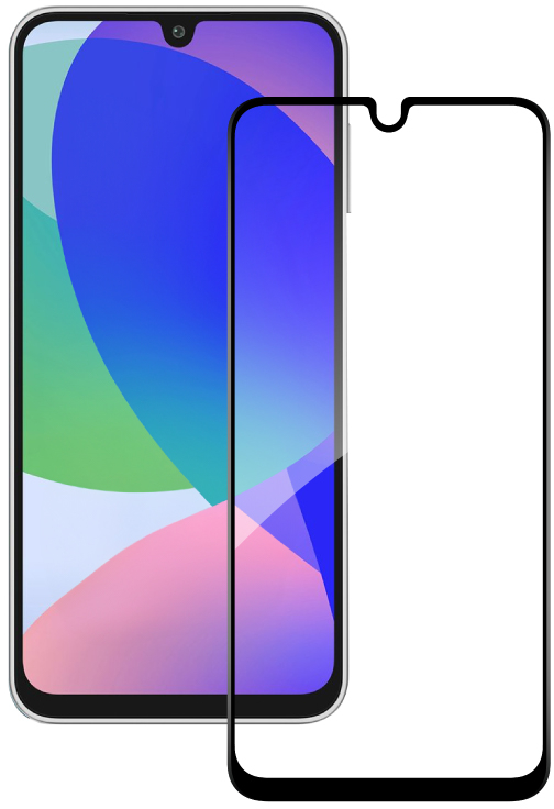 Захисне скло для смартфону ACCLAB 9H for Samsung Galaxy F16 / A16 / M16 Black (1283126620249)