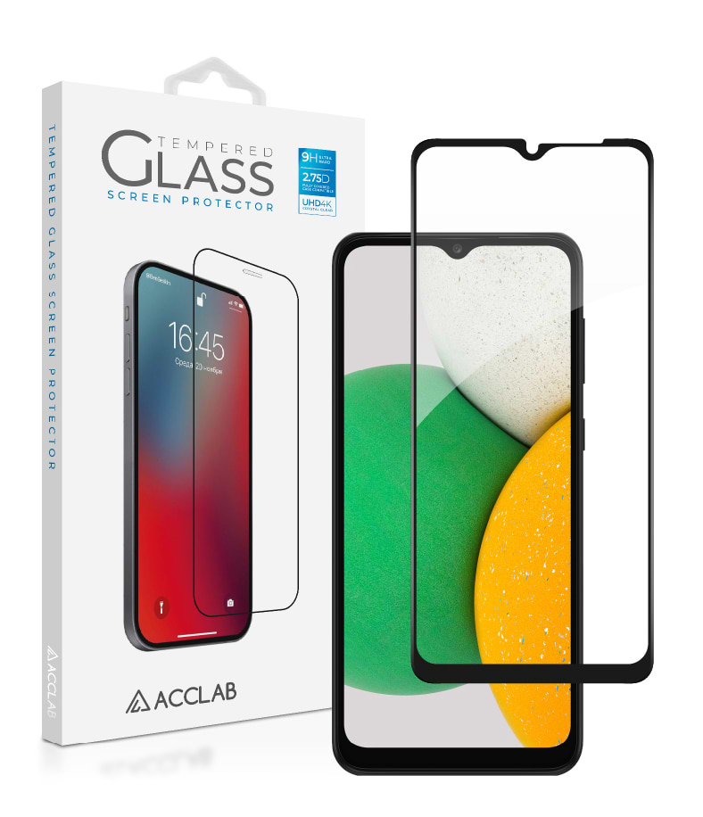 Захисне скло для смартфону ACCLAB Full Glue for Samsung A03 Core (1283126519093) - Фото 1