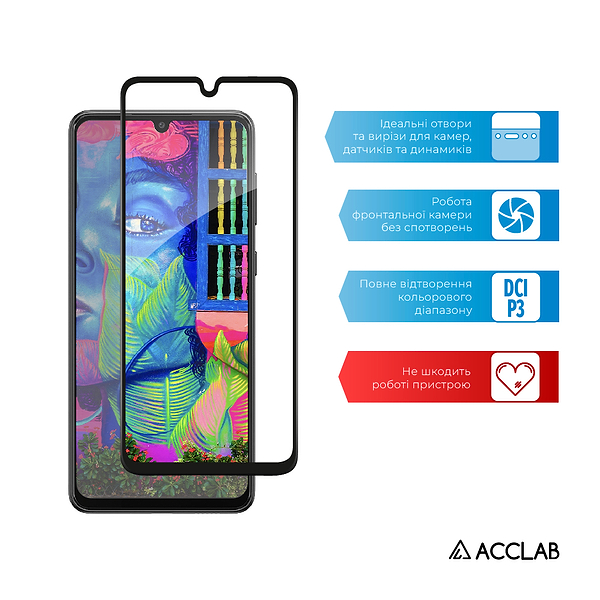 Фото - Захисне скло для смартфону ACCLAB Full Glue for Samsung A33 5G (1283126522383)