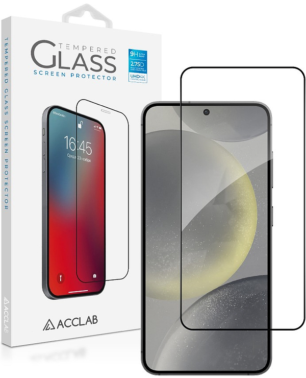 Фото - Защитное стекло для смартфона ACCLAB 9H for Samsung Galaxy S24 Plus Black (1283126591907)