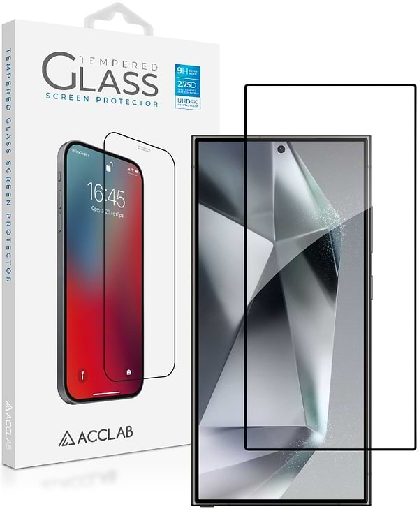 Фото - Защитное стекло для смартфона ACCLAB 9H for Samsung Galaxy S24 Ultra Black (1283126591914)