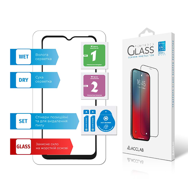 Фото - Захисне скло для смартфона ACCLAB Full Glue for Samsung M33 5G (1283126522567)