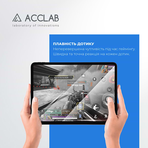 Фото - Захисне скло для планшету ACCLAB Full Glue for Samsung Galaxy Tab A9 Plus SM-X210/SM-X215/SM-X216 11'' (1283126588648)