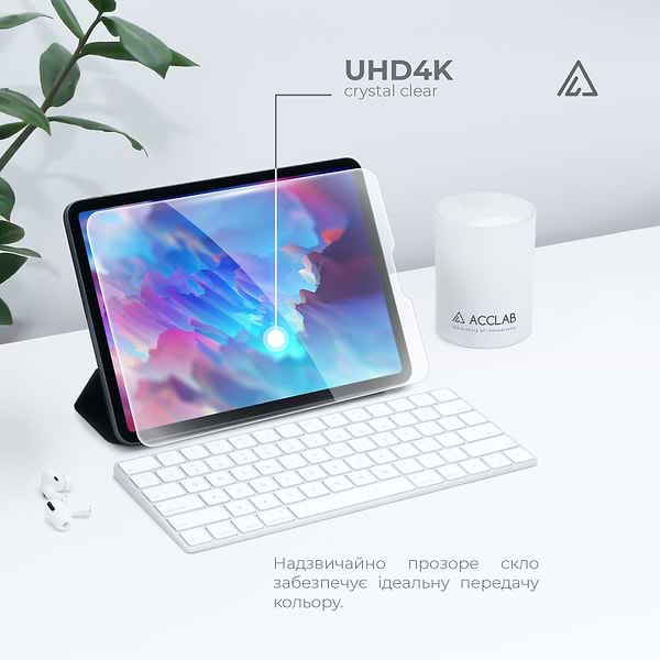 Фото - Захисне скло для планшету ACCLAB Full Glue for Samsung Galaxy Tab A9 Plus SM-X210/SM-X215/SM-X216 11'' (1283126588648)